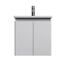 Тумба підвісна AM.PM X - Joy 55 см з умивальником M85-FHX0551-WC0551WG38