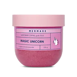Подарочный набор Mermade Magic Unicorn Party: пінка для душу 150 мл + цукровий скраб для тіла rn 250 г + зволожуючий бальзам для губ 10 г + слаймовий гель для 200 г - мініатюра 6