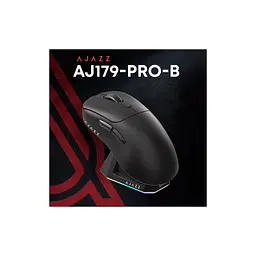 Мишка Ajazz AJ179PRO Wireless/Bluetooth/USB Charging Dock Black (AJ179-PRO-B) - мініатюра 5
