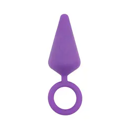 Анальная пробка Chisa Sweet Breeze Anal Plug M, 10.1х3.3 см, фиолетовая