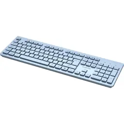 Клавіатура Canyon HKB-W01 Silent Wireless UA Blue (CNS-HKBW01BL) - мініатюра 2