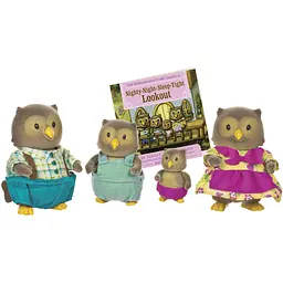 Набір фігурок Li'l Woodzeez Сім'я Сов 4од книжка EN det0018398