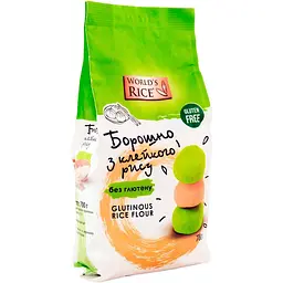 Борошно з клейкого рису World's Rice без глютену 700 г - мініатюра 2