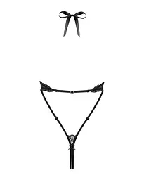 Боді Obsessive 830TED1 Body Black L/XL - мініатюра 3