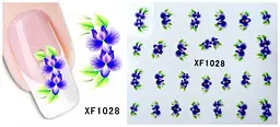 Наклейки для ногтей XF1028 - миниатюра 2