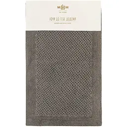 Килимок для ванної кімнати МВМ My Home Бухта 80х50 см темно-сірий (BM-05 S DARK GRAY)