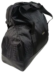 Сумка дорожня саквояж Wallaby 25 л 48×30×20 см Чорна - мініатюра 7