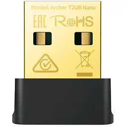 Адаптер бездротовий Wi-Fi + Bluetooth TP-Link Archer T2UB nano AC600 BT 4.2 USB2.0