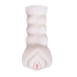 Мастурбатор Baile Man's Masturbator Vagina, 15.5 см (білий) - мініатюра 3