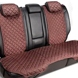 Накидки для сидінь Алькантара Verona Premium L Комплект Коричневі (Оригінал) - мініатюра 3