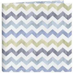 Муслінова пелюшка Cosas Zigzag 110х150 см різнобарвна (MuslinDiapers_ZigBlueSkyBeige_110x150)
