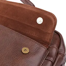 Стильний портфель для чоловіків із натуральної шкіри Vintage 23040 коричневий - мініатюра 7