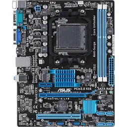 Материнська плата ASUS M5A78L-M LX3 (M5A78L-M LX3) (Socket AM3+, AMD 760G, Micro-ATX) Б/в - мініатюра 3