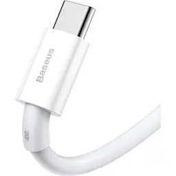 Кабель Baseus USB2.0AM-Type-C M, 1 м,(20V/3A), (66W) Superior Series Білий (CATYS-02) - мініатюра 3