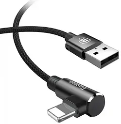 Кабель Baseus MVP Elbow L Shape Cable USB to Lightning 1.5A 2m CALMVP-A01 Black - мініатюра 3