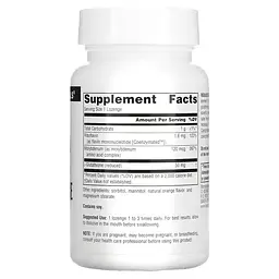 Натуральна добавка Source Naturals Reduced Glutathione Complex, 100 льодяників - Апельсин - мініатюра 2