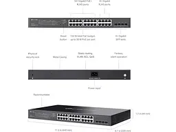 Комутатор TP-LINK Omada SG2428LP - мініатюра 6