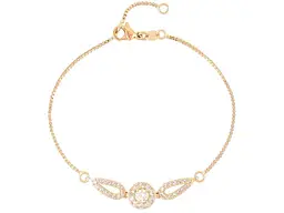 Браслет XUPING Позолота 18K «Ланцюжок з декоративною вставкою» з ланкою 17,19см х 1мм (258345) - мініатюра 2