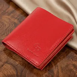 Невелике жіноче портмоне Grande Pelle 11565 червоний - мініатюра 1