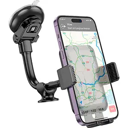 Автотримач Hoco H27 Car Mount Holder Black [100118] - мініатюра 4