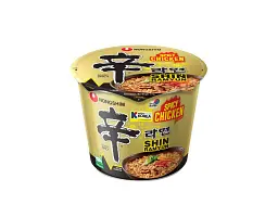 Локшина Nongshim Shin Ramyun Gourmet Spicy Chicken в мисці 114 г