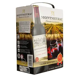 Вино Montmeyrac red dry, червоне, сухе, 3 л - мініатюра 2