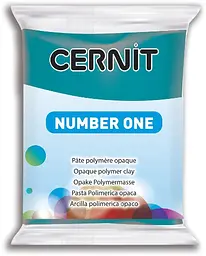 Полімерна глина Cernit Number One, 56 г., Лазурна, (CR-CE0900056230)