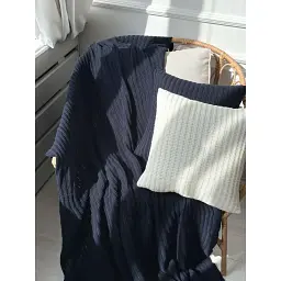 Плед Прованс Cotton синій 120 х 200 см (039530) - мініатюра 10
