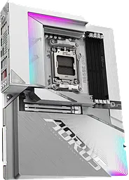 Mатеринська плата Gigabyte B650E Aorus Stealth Ice Socket AM5 (B650E A STEALTH ICE) - мініатюра 2