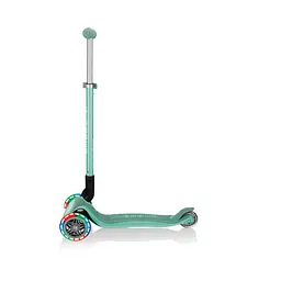 Самокат Globber Primo foldable plus lights, колеса з підсвічуванням, м'ятний (439-206) - мініатюра 4