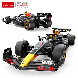 Машинка конструктор на керуванні Oracle Red Bull Racing RB19 темно-синій RASTAR 1:16 - мініатюра 6