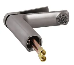Змішувач для раковини Qtap Slavonice QTSLA270GMB45924 Gunmetal Black PVD - мініатюра 2