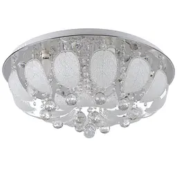 Люстра стельова Brille кришталева з пультом LED E14 WH (BCL-418S/6)