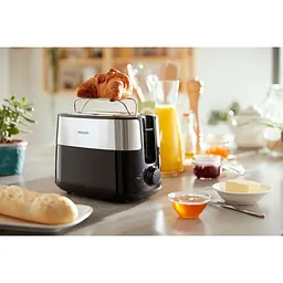 Тостер Philips Daily Collection чорний (HD2516/90) - мініатюра 6