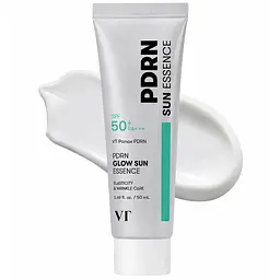 Сонцезахисна зволожуюча есенція VT Cosmetics PDRN Glow Sun Essence SPF50+ PA++++ 50 мл (VTC115) - мініатюра 2