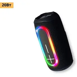 Портативна колонка XPRO P60 20Вт USB AUX FM Bluetooth чорна (41091-P60) - мініатюра 2