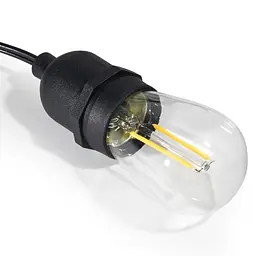 Вулична гірлянда з ретро лампами LED Edison 15 шт, 24V, 10 метрів - мініатюра 3