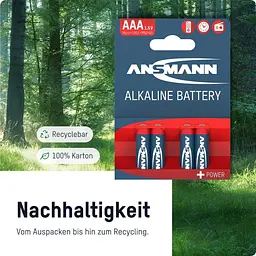 Батарейка Ansmann AAA/LR03 BL 4шт (5015553) - мініатюра 8