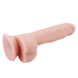 Фалоімітатор Mister Dixx Dual Density 7.6" 19.5 см тілесний - мініатюра 4