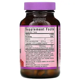 Вітамін D3 Bluebonnet Nutrition Earth Sweet Chewables зі смаком малини 125 мкг 90 пігулок - мініатюра 2