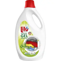 Гель для прання Lilu Washing gel Universal з ароматом Алое вера 5,7 л