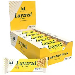 Протеїновий батончик Myprotein Layered Bar White Gold 12x60 г