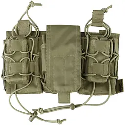 Підсумок під магазини АК Kombat UK Modular Fast Rig Койот (1000-kb-mfr-coy)