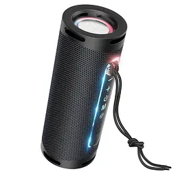Портативна bluetooth колонка Hoco HC9 TWS з LED підсвічуванням чорний