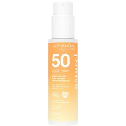 Сонцезахисний спрей для тіла та обличчя Alphanova Organic Sun SPF 50 органічний 100 г