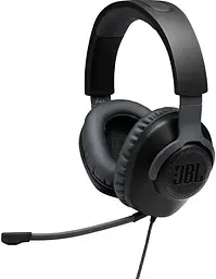 Наушники JBL с микрофоном Quantum 100 Black (JBLQUANTUM100BLK)