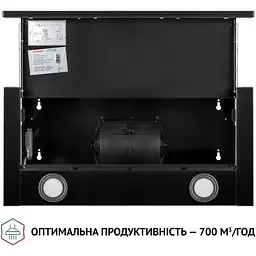 Витяжка телескопічна Perfelli TL 6212 BL 700 LED - мініатюра 7