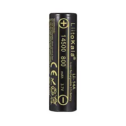 Акумулятор LiitoKala Lii-14A 14500 800mah battery - мініатюра 3