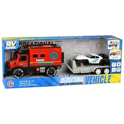 Поліцейська вантажівка Cars S з причепом та спорткаром в асортименті (CJ-4512170)