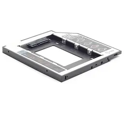 Зовнішня кишеня Gembird HDD 2,5" для ноутбука в отсек CD-ROM MF-95-02 (12.5 мм) (MF-95-02) - мініатюра 3
